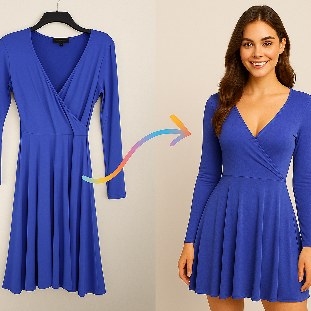 Ai generated Fashion model images for your used clothing product by Everytopbrand.