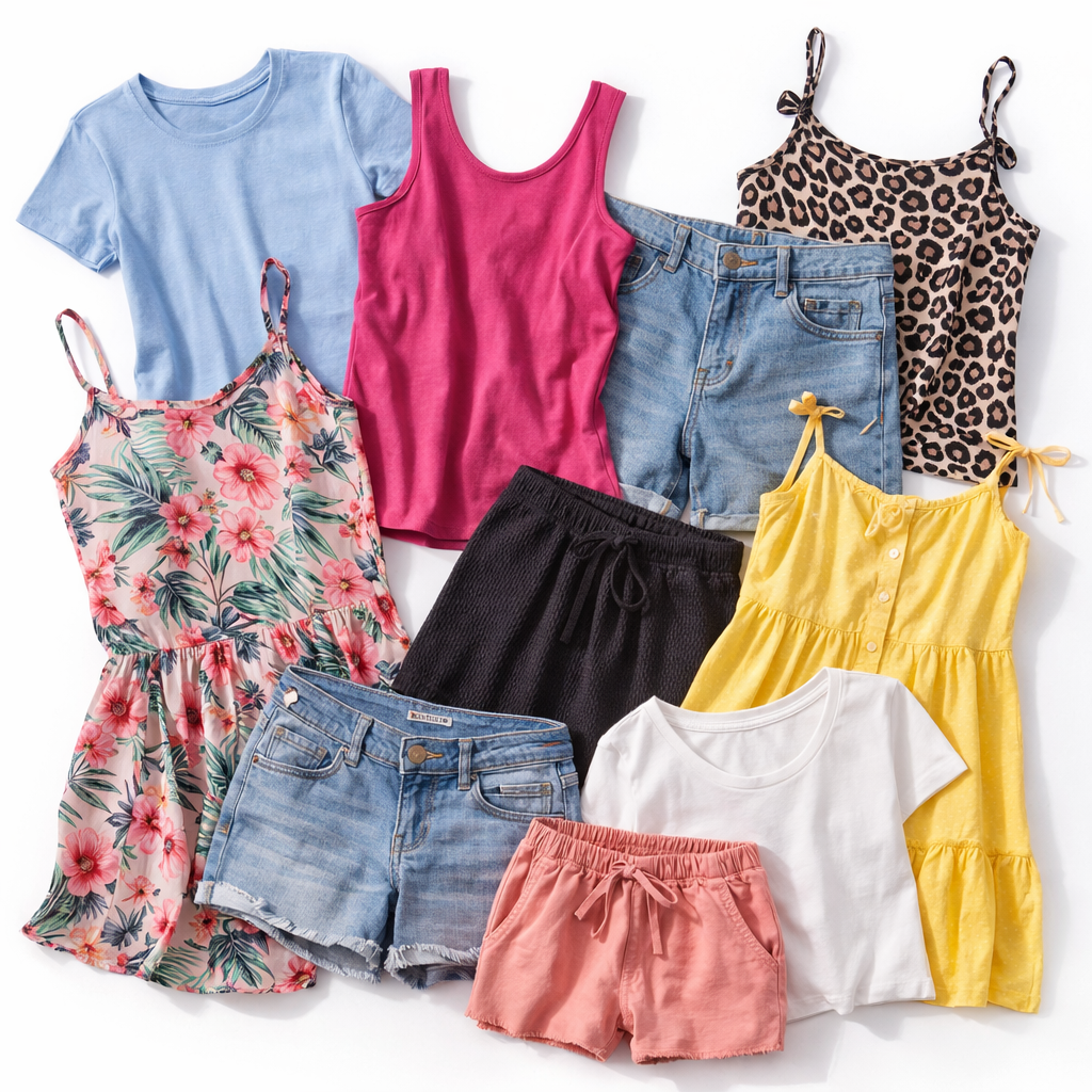 Wholesale second-hand women’s clothing mix – bulk used garments for resellers