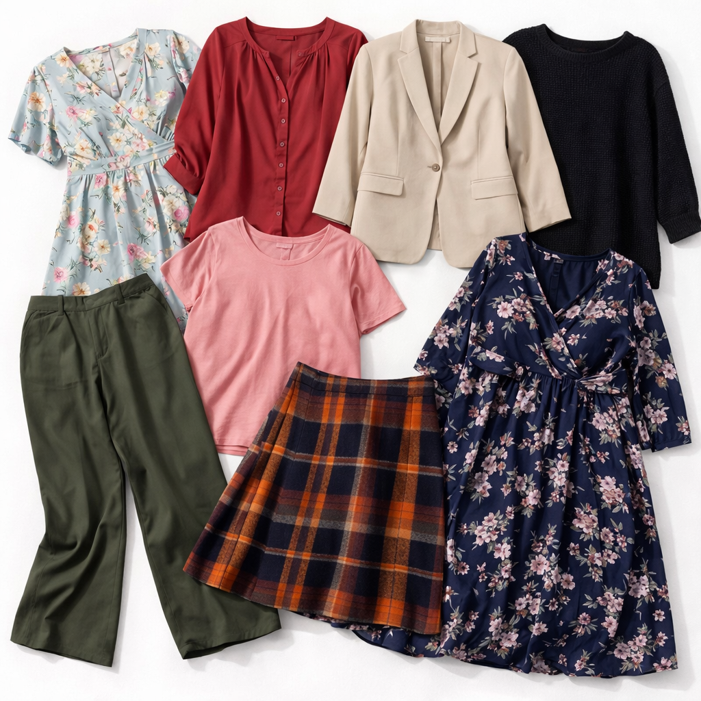 Wholesale second-hand women’s clothing mix – bulk used garments for resellers