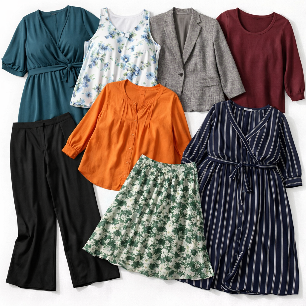 Wholesale second-hand women’s clothing mix – bulk used garments for resellers