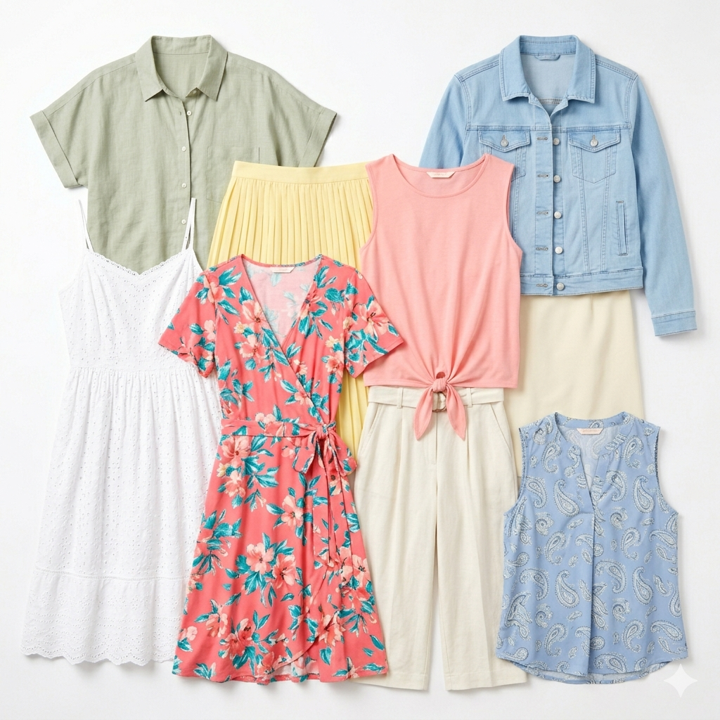 Wholesale second-hand women’s clothing mix – bulk used garments for resellers