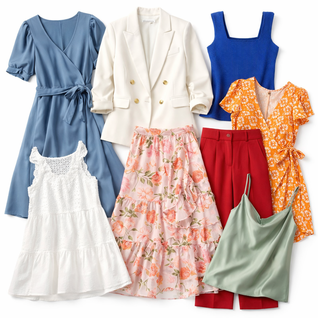 Wholesale second-hand women’s clothing mix – bulk used garments for resellers