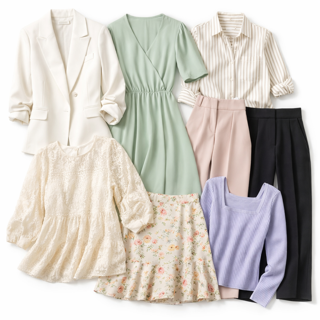 Wholesale second-hand women’s clothing mix – bulk used garments for resellers