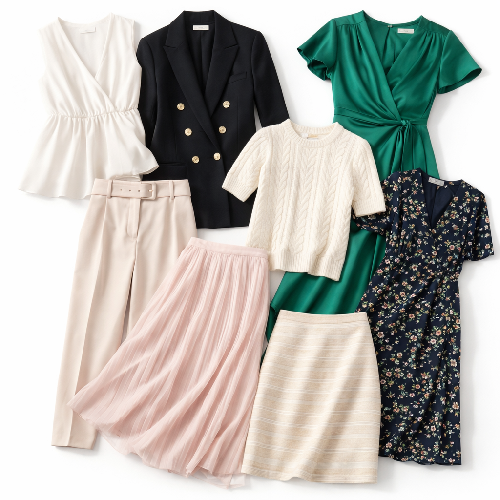 Wholesale second-hand women’s clothing mix – bulk used garments for resellers