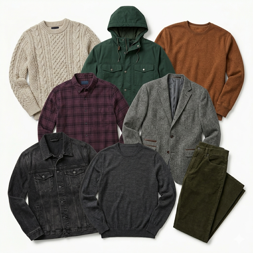 Men’s Best Value Autumn/Winter Clearance Clothing Pallet – 200kg