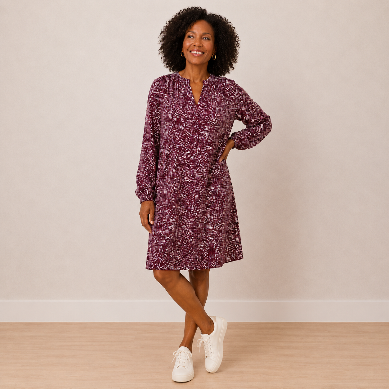 Dalmart ex mail order clothing model image featuring brand new women's mature fashion.