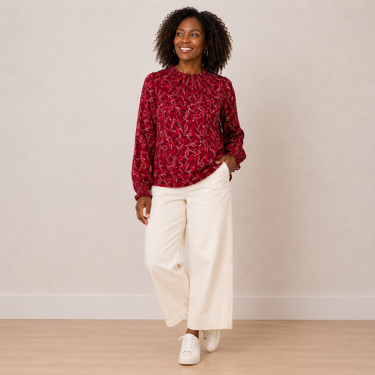 Dalmart ex mail order clothing model image featuring brand new women's mature fashion.