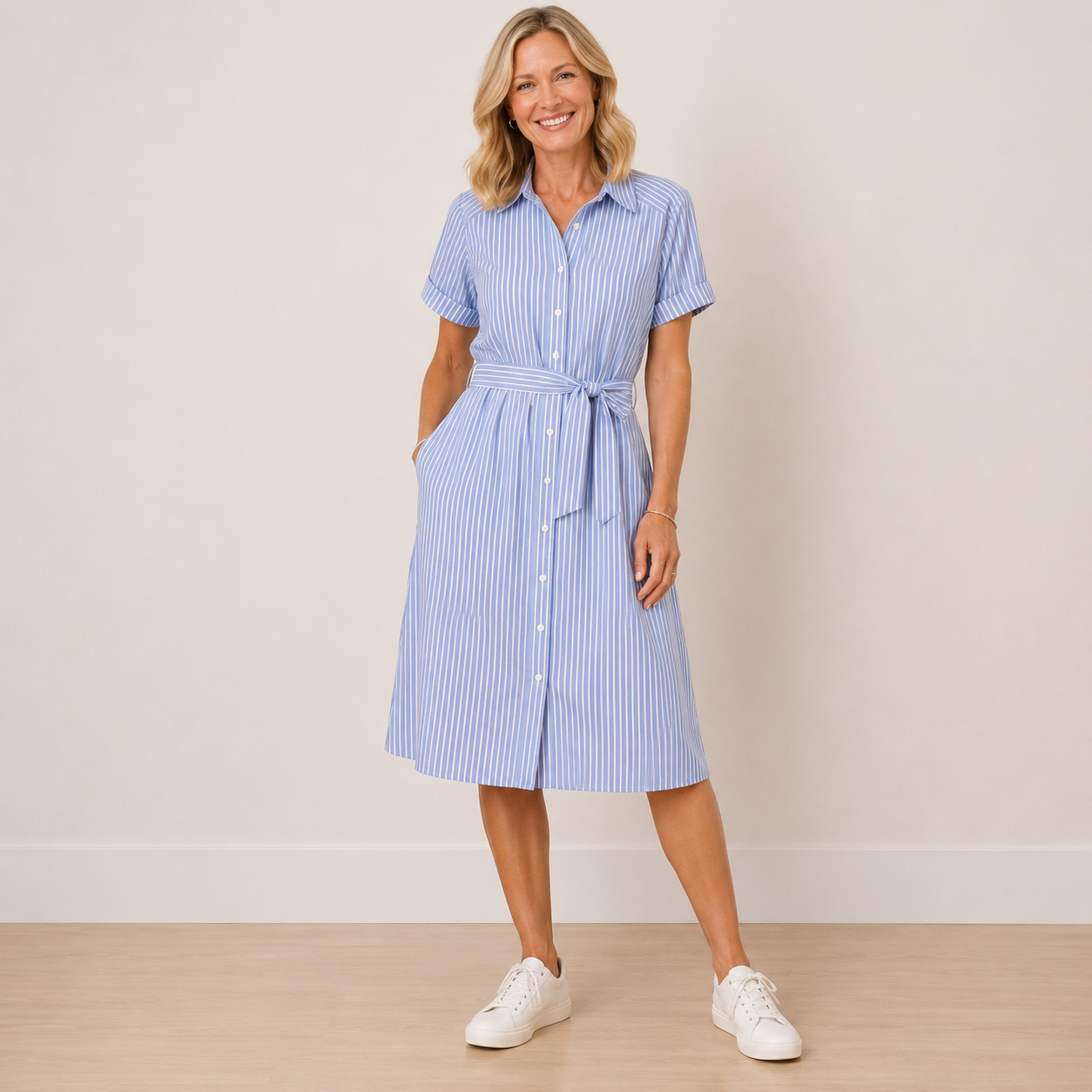 Dalmart ex mail order clothing model image featuring brand new women's mature fashion.