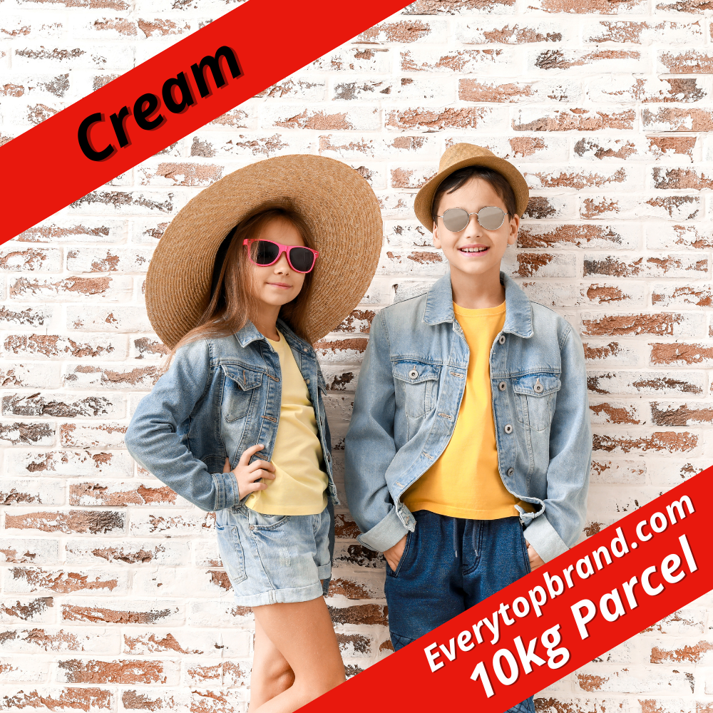 10kg Kids Cream Grade Pre-Loved Clothing Wholesale