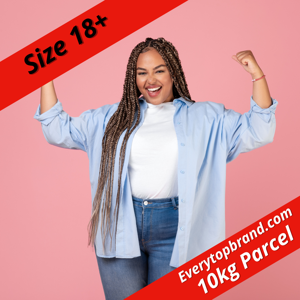 10kg Women’s Plus Size A Grade Used Clothing Wholesale
