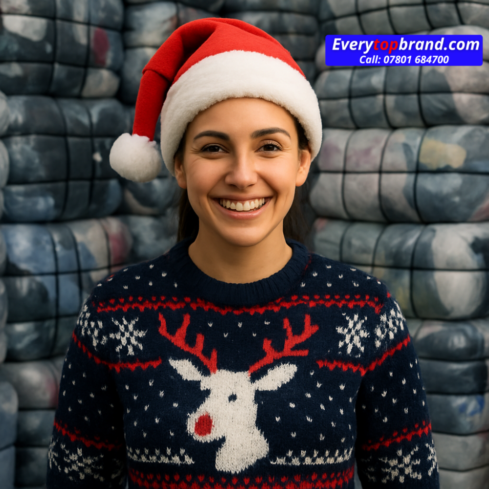Wholesale Christmas Clothing 15kg A Grade – UK High Street Brands