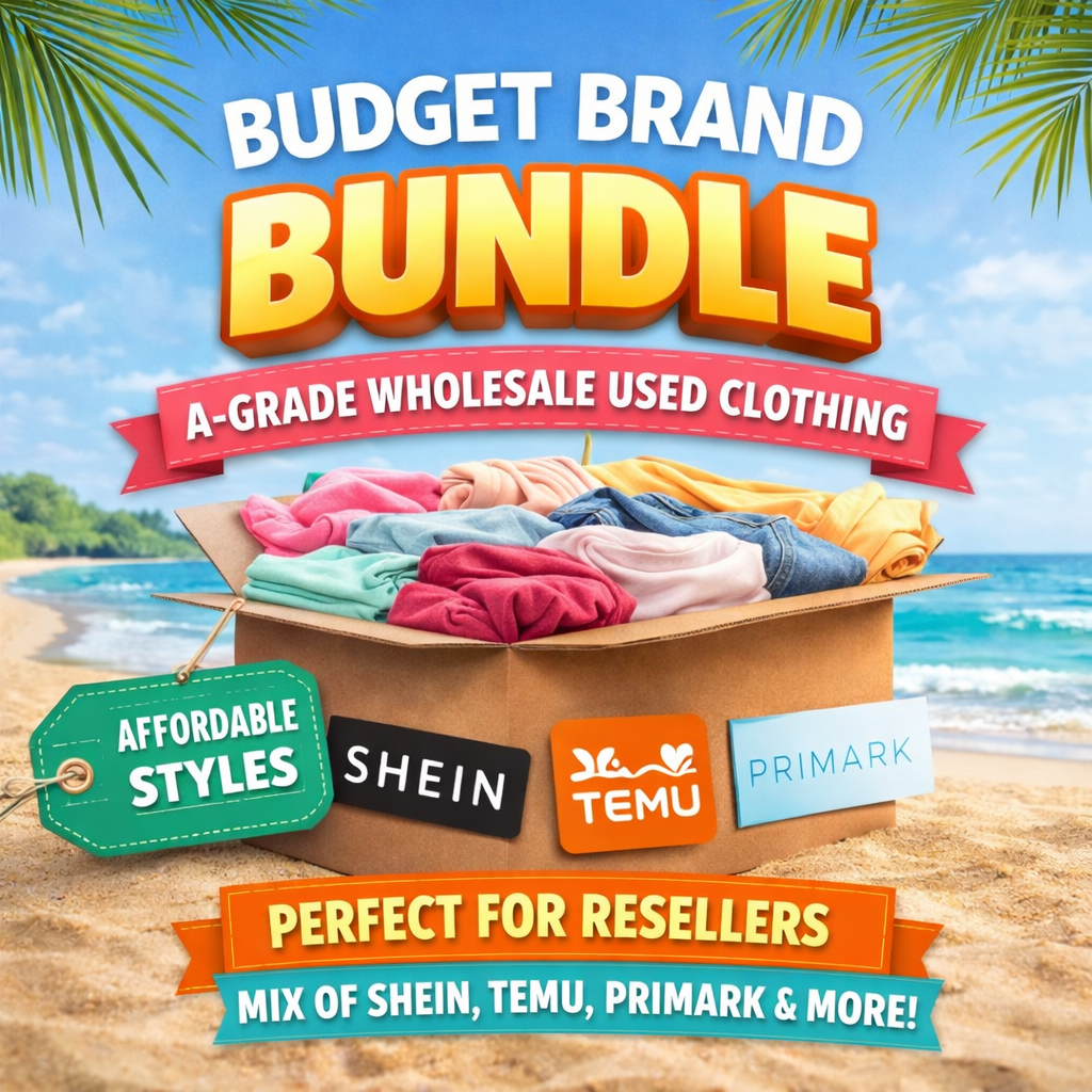 Women's Summer Wholesale Used Clothing Budget Bargain Bundle 