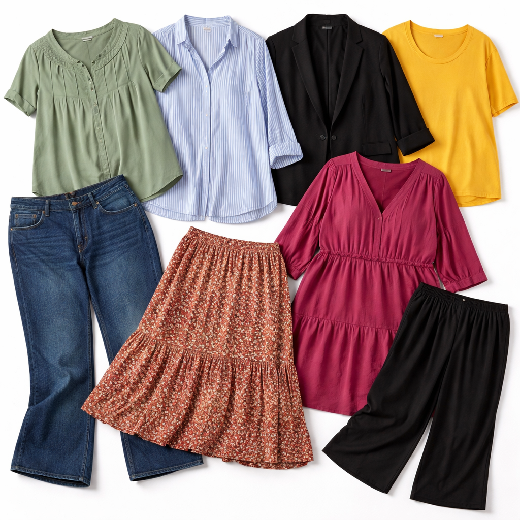 Wholesale second-hand women’s clothing mix – bulk used garments for resellers