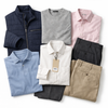 Wholesale second hand clothing mix, assorted styles, UK high street brands, pre-loved garments for resale