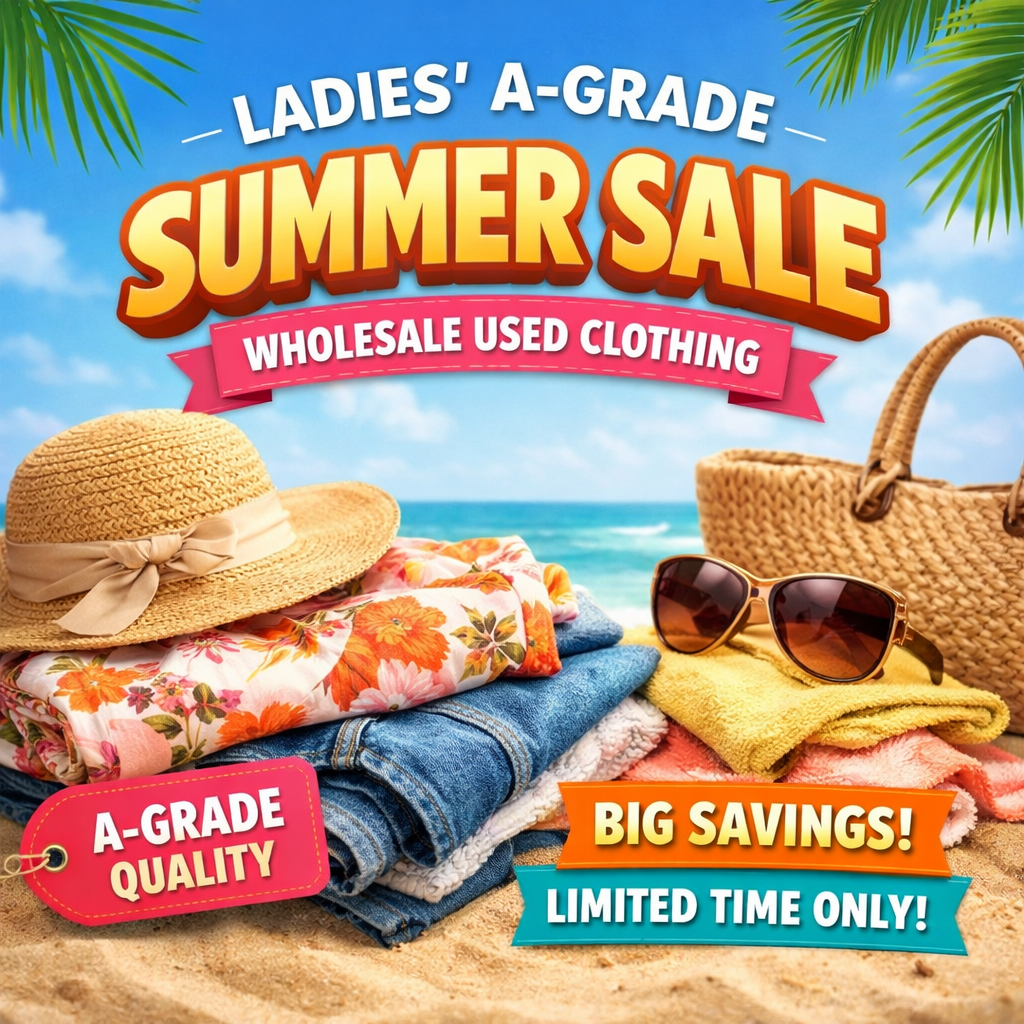 Second Hand Clothing Wholesaler Women's Summer Mix UK Market Grade A 