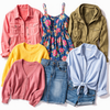 Wholesale second-hand women’s clothing mix – assorted pre-loved garments for resale