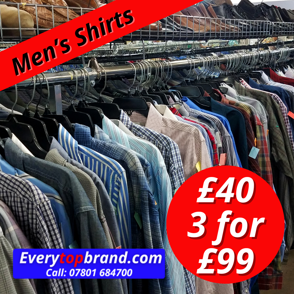 Men's wholesale second hand used clothing pre-loved bargain bundles