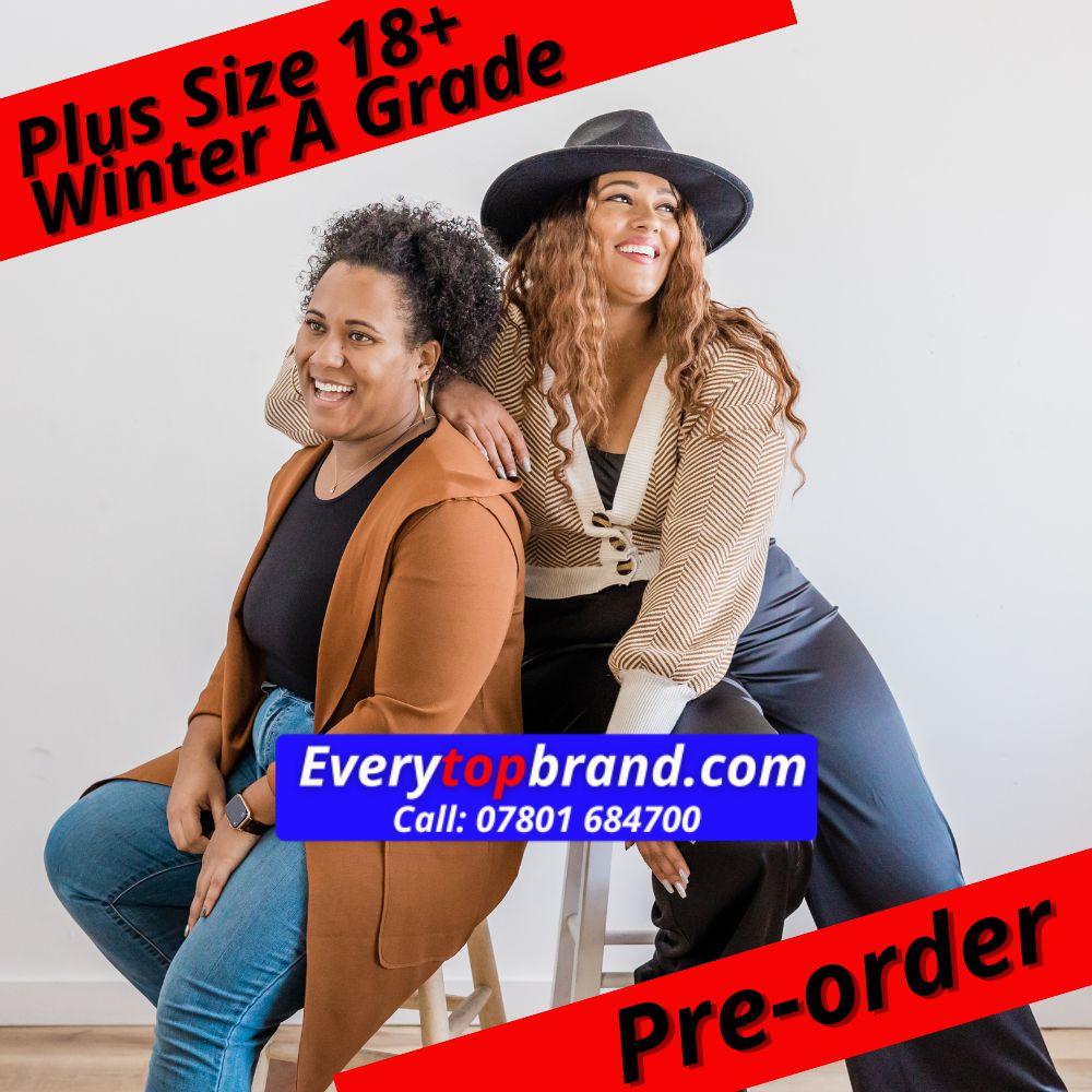 Wholesale Plus Size Women's Winter clothing kilo bundle for resellers