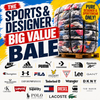 wholesale second-hand sports and designer clothing bale with a varied mix of big-name brands. Great value stock for experienced resellers.