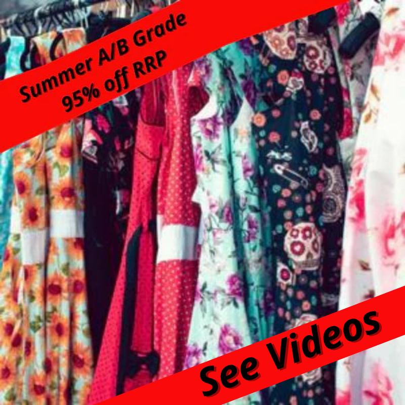  Second Hand Clothing Wholesaler Women's Summer A/B Grade Clothes 