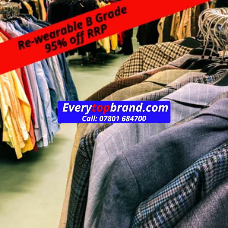 Men's wholesale second hand used clothing parcels at Everytopbrand