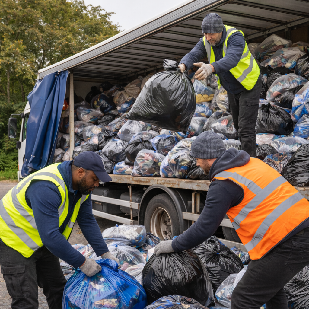 1500 KG Original Unsorted Used Clothing Wholesale Full Load