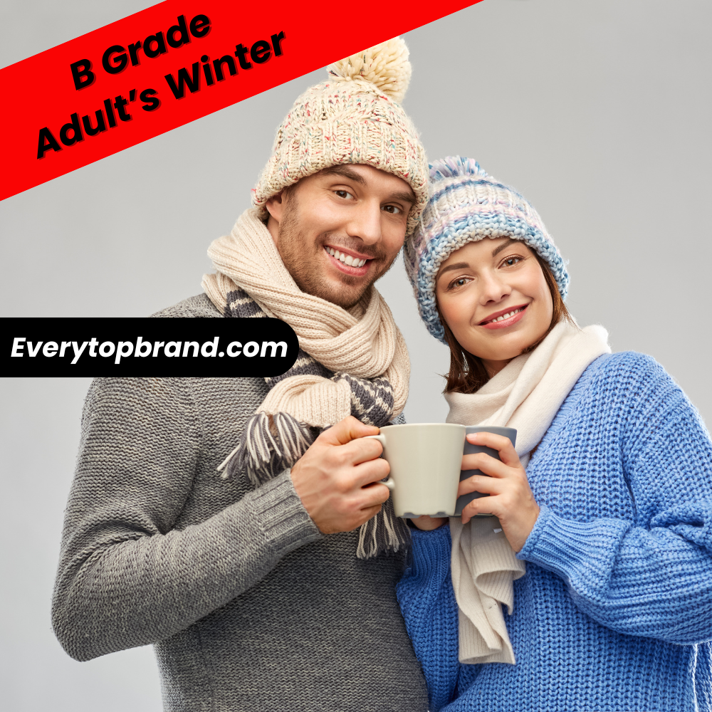Adults Winter Mix B Grade wholesale second-hand clothing parcels – preloved UK high street brands from 75p per KG.