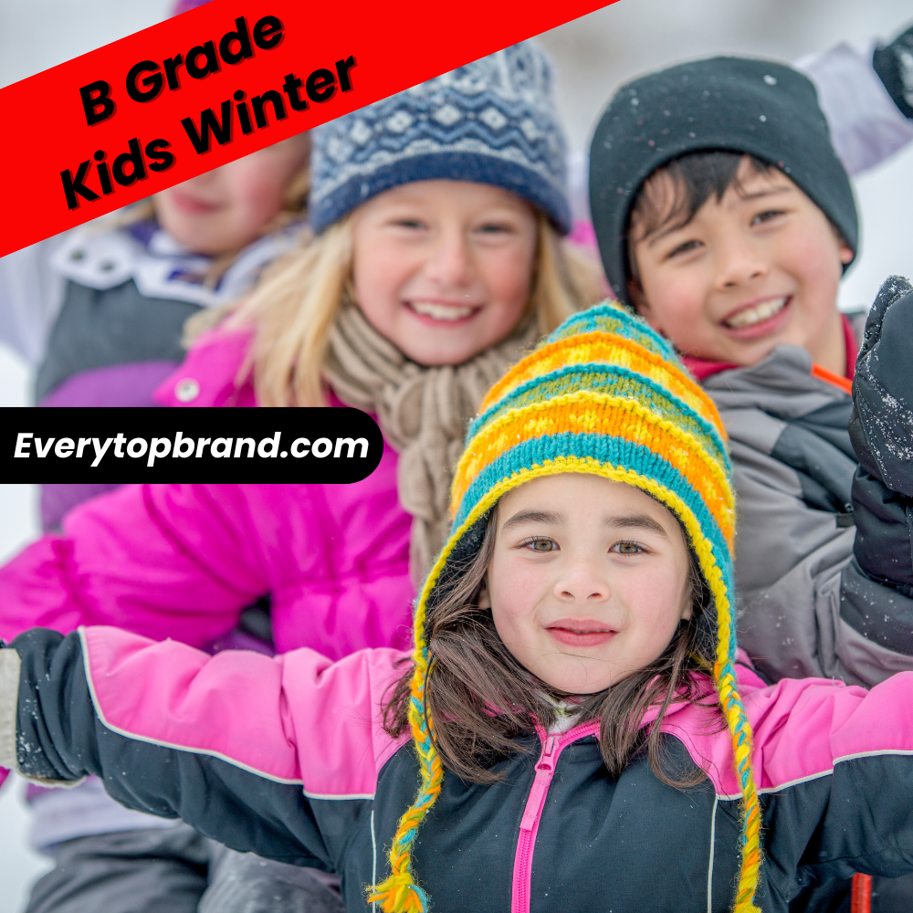 Kids Winter Mix B Grade wholesale second-hand clothing parcels – preloved UK high street brands from 75p per KG.