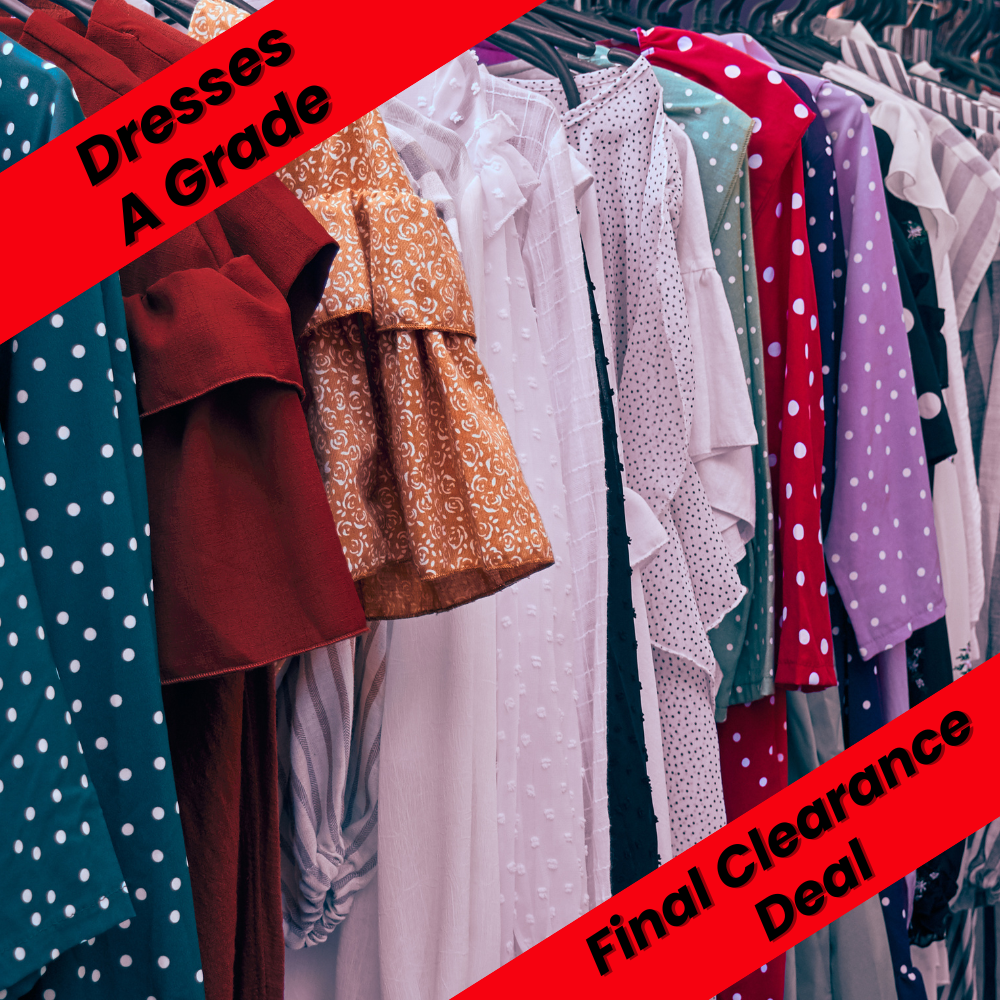 Wholesale used women’s A Grade dresses parcel – Final Clearance Deal
